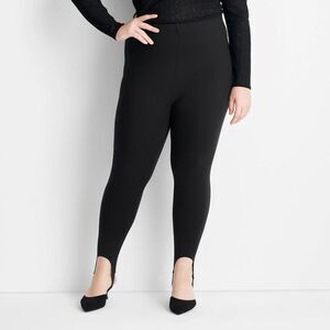 Women's High Rise Stirrup Leggings - Future Collective Black 2X